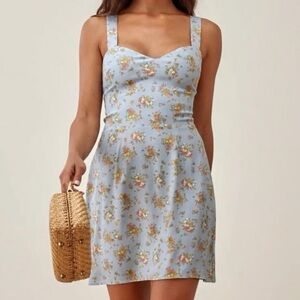 M26 Reformation Humphrey Floral Mini Dress in Grazia